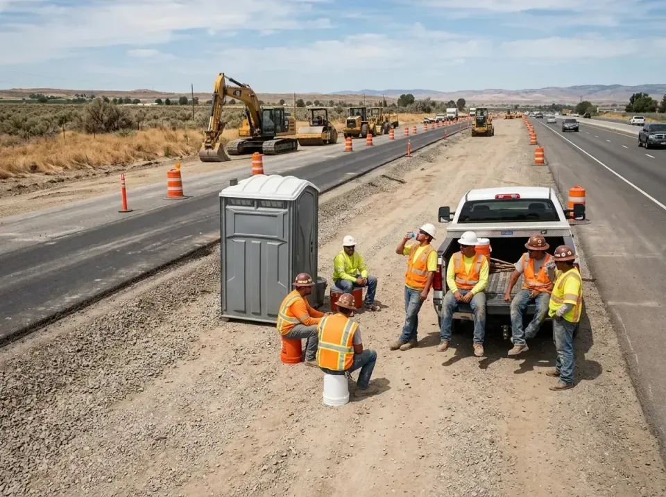 highway-road-construction-crew-007 — frequently asked questions, Porta Potty and Restroom Rentals in Coolidge, AZ